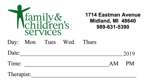 Family & Children Services Marketing Material